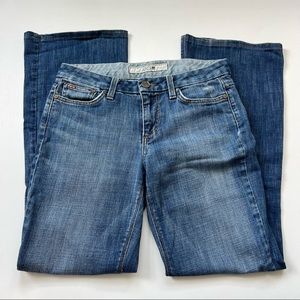 Joe’s Jeans Bootcut Medium Wash Factory Distressing Size 27